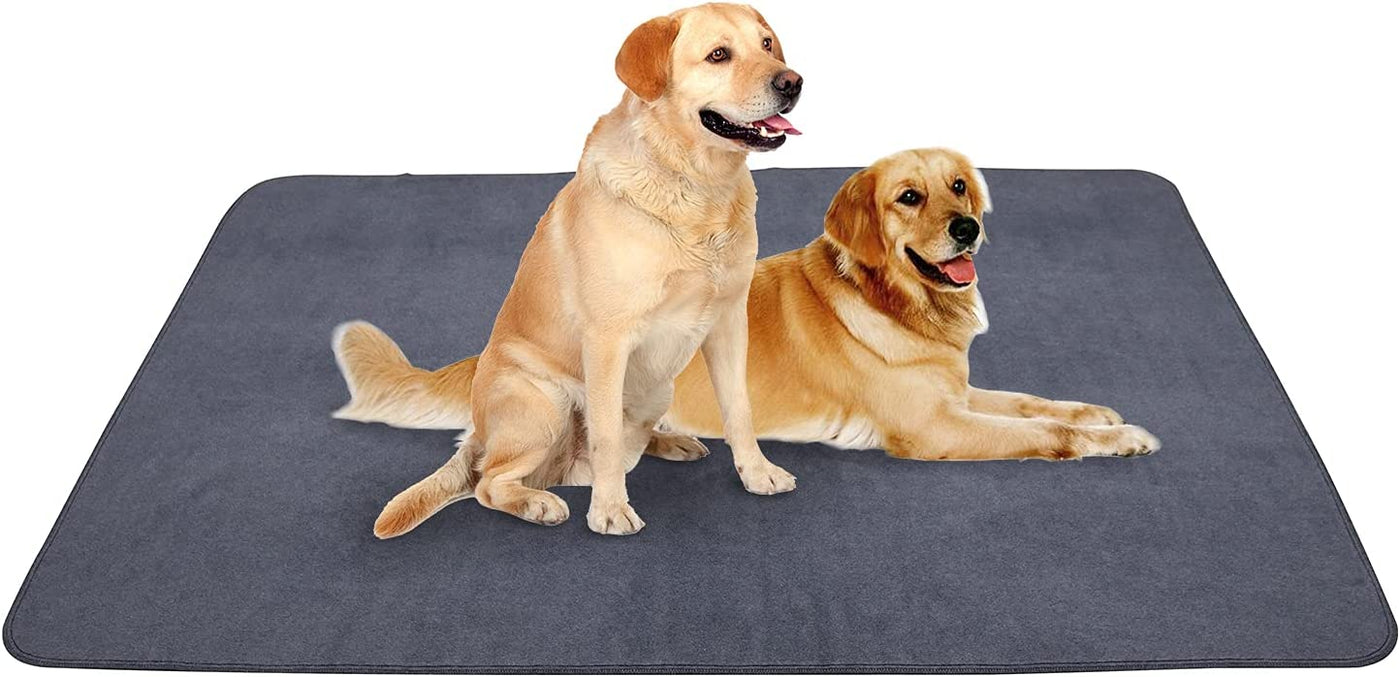 Non-Slip Dog Poop Training Pads Extra Large 72" x 72", Washable Puppy Pads with Fast Absorbent, Reusable