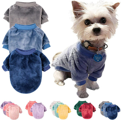 Puppy Dog Sweater, Pack of 2 or 3, Dog Coat/Jacket for Winter